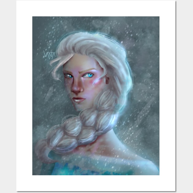 Snow Queen Wall Art by Vanta Arts